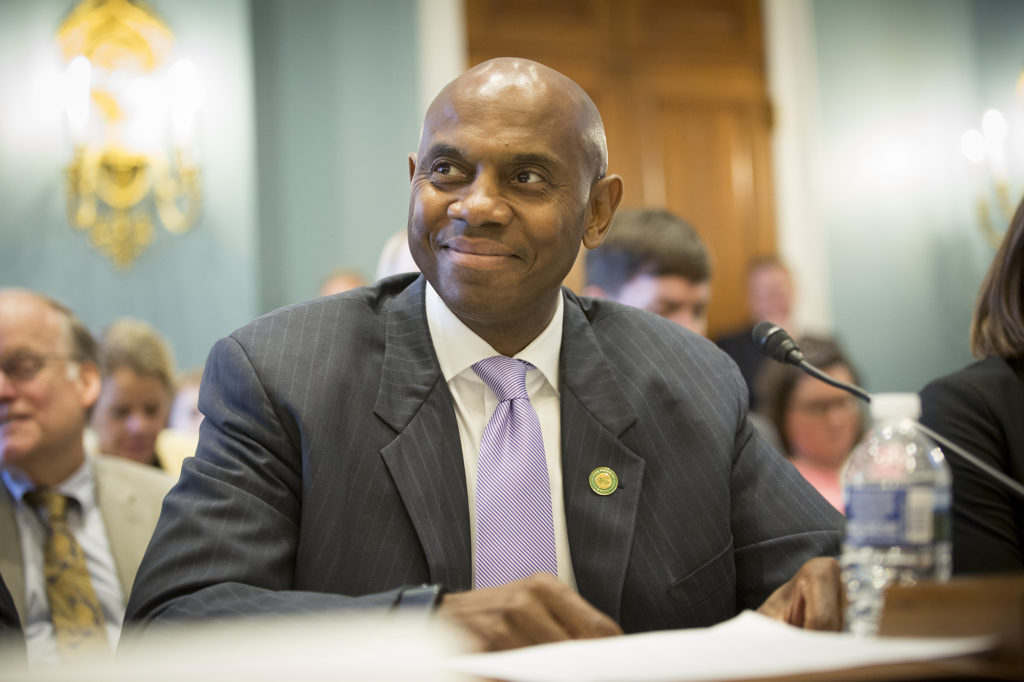 Curtis Wynn testifies on the "The State of Infrastructure in Rural America" before the House Committee on Agriculture. (Photo By: Dennis Gainer)